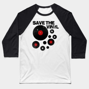 Save The Vinyl Baseball T-Shirt
